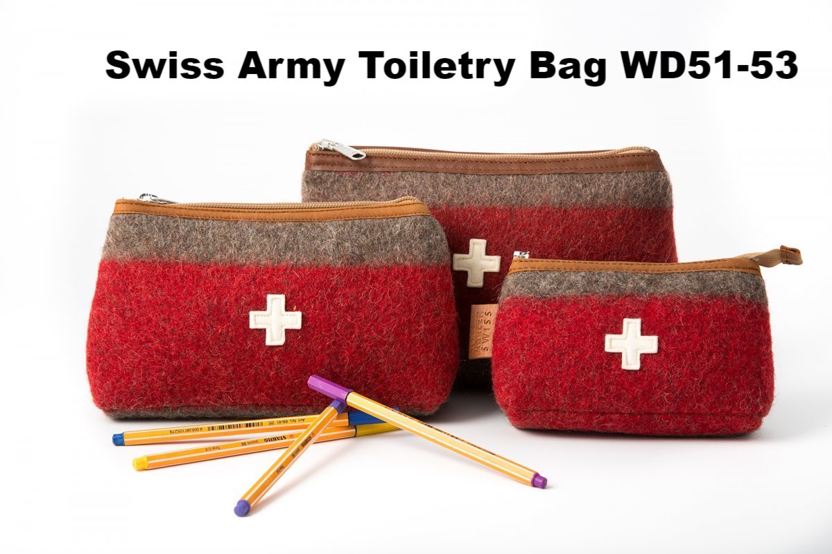 Stylish Swiss Boiled Wool Blanket Handbags By KARLEN Swiss Alpen Schatz