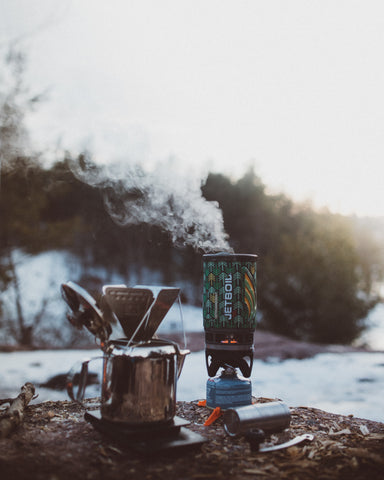 coffee pour over outdoors camping