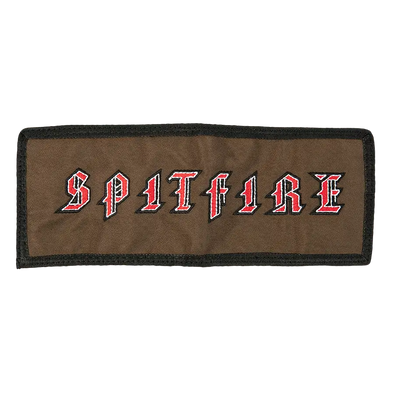 Spitfire. Old E Hoodie. Brown / Red / Black.