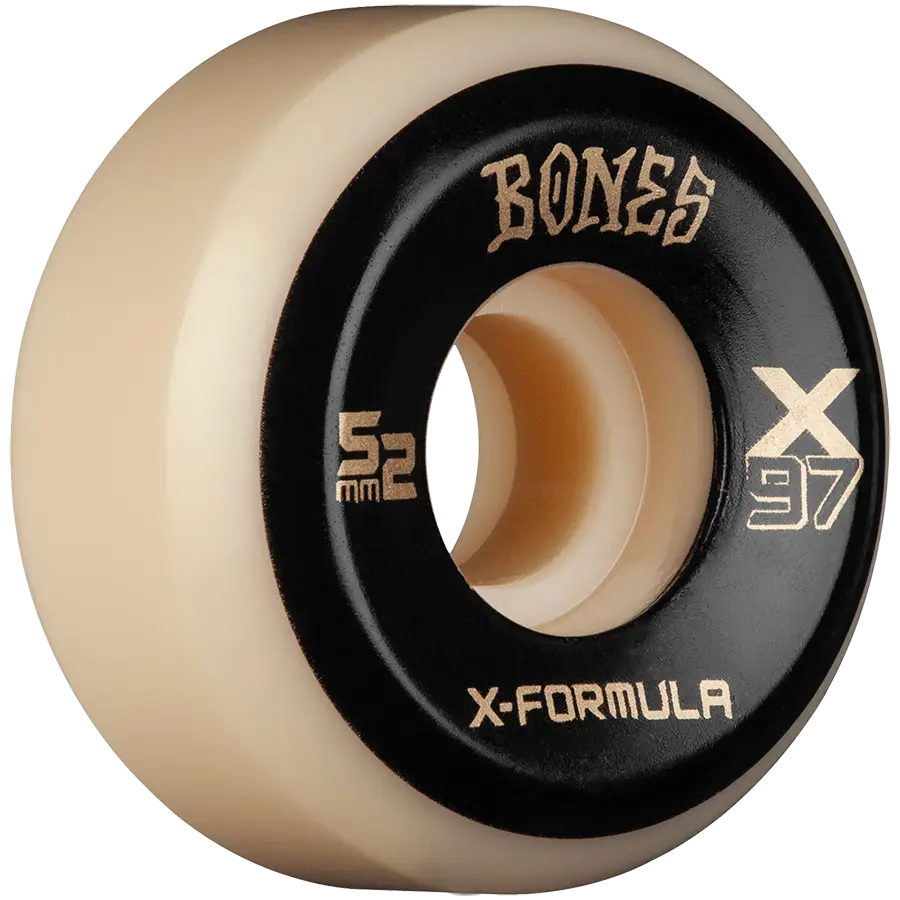 Bones Wheels X-Formula Skateboard Wheels Side Cut – No Comply