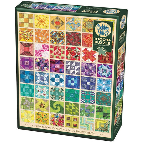Common Quilt Blocks 1,000 Piece Jigsaw Puzzle