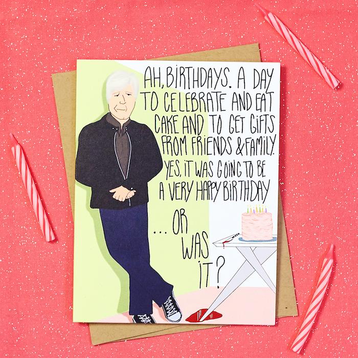 It Was Going to Be a Happy Birthday Card - Cards l Debbie Draws Funny - Always Fits