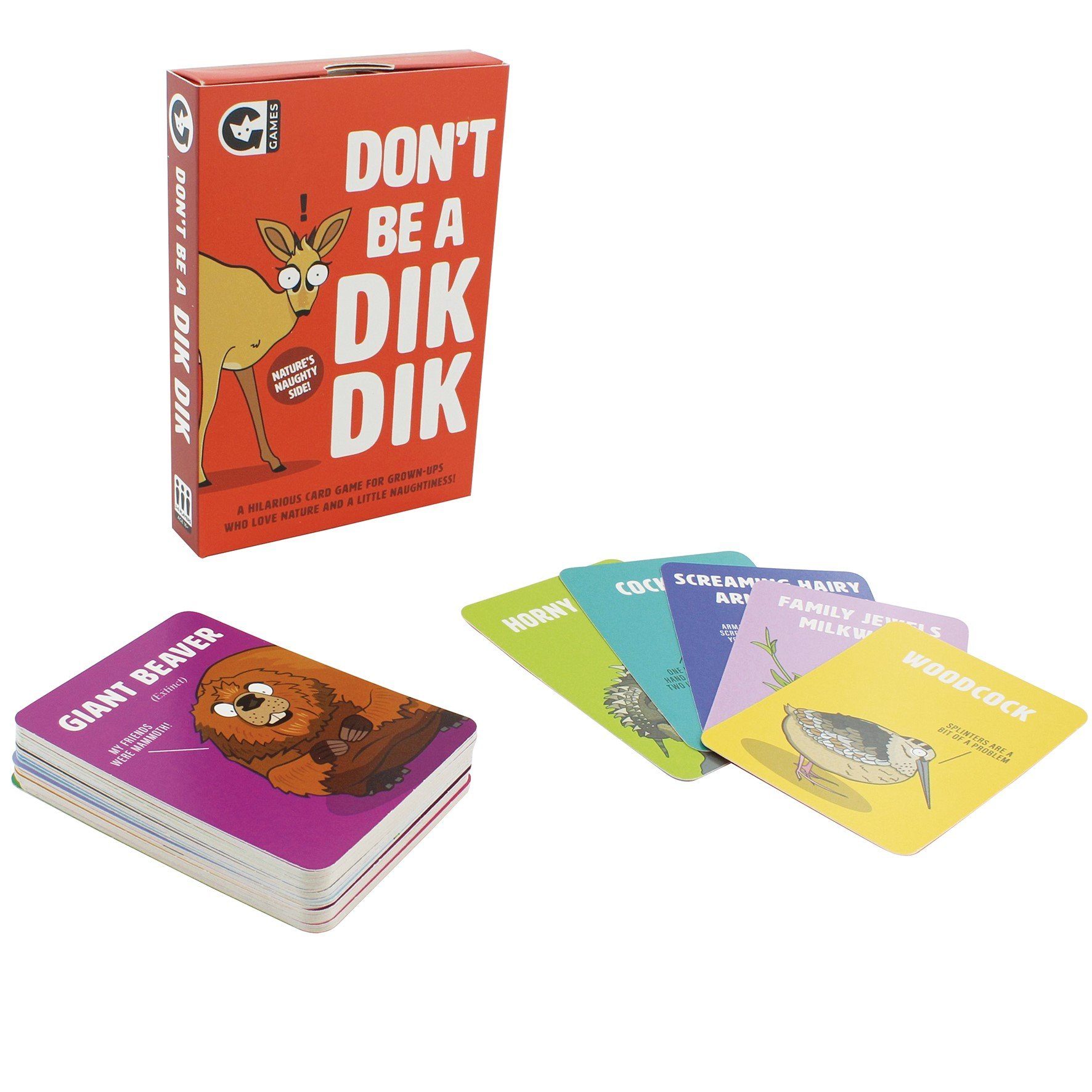 Don't Be a Dik Dik Card Game - Ginger Fox - Funny Adult Games – Always Fits