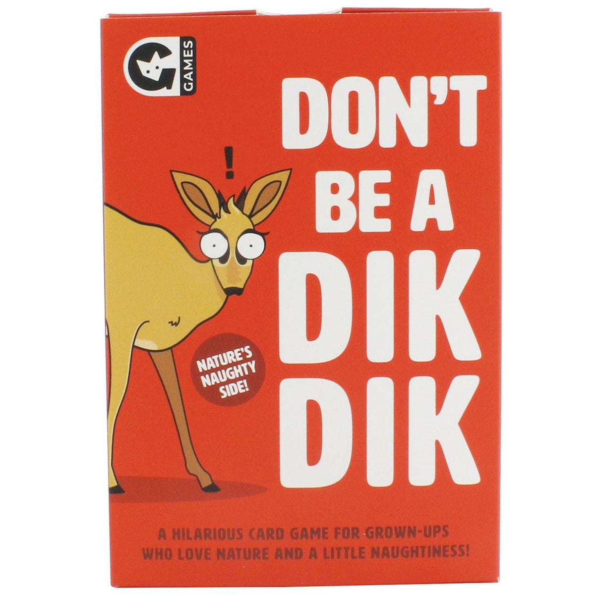 Don't Be a Dik Dik Card Game - Ginger Fox - Funny Adult Games – Always Fits