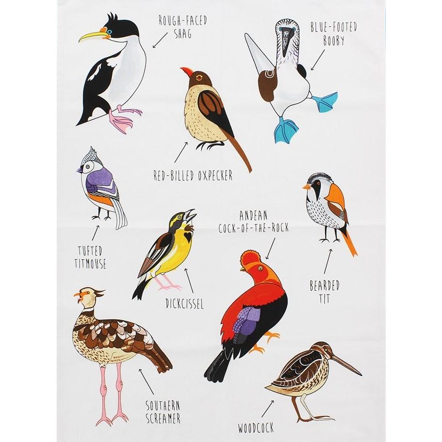 bird dish towels