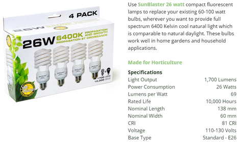 Buy 26w sunblaster online