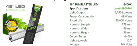 Buy 48" LED sunblaster online