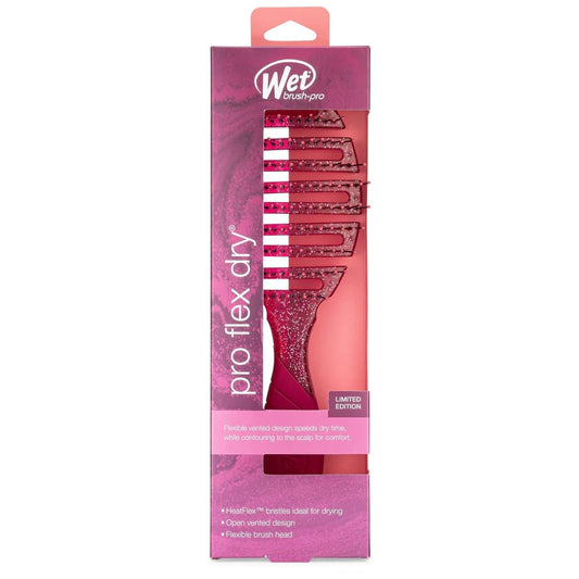 Wet Brush Speed Dry Hair Brush - Purple - Exclusive Intelliflex Bristles -  Vented Design Speeds Dry Time While Contouring To The Scalp For Comfort -  For Women Men Wet And Dry