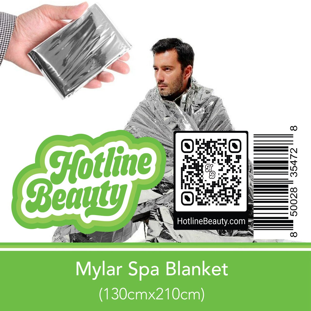 Mylar Spa Blanket | 130 x 210 cm | HOTLINE BEAUTY