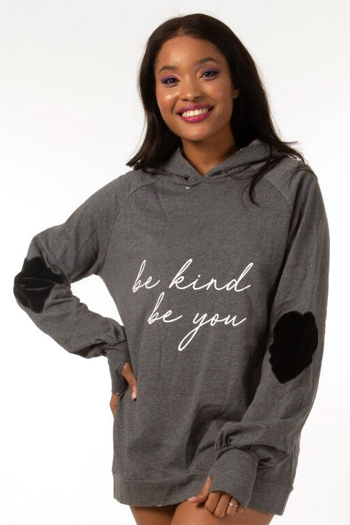 Be Kind Patch Heart Hoodie – BeCandylicious