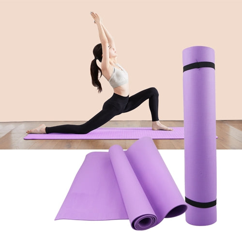 yoga mat and blanket