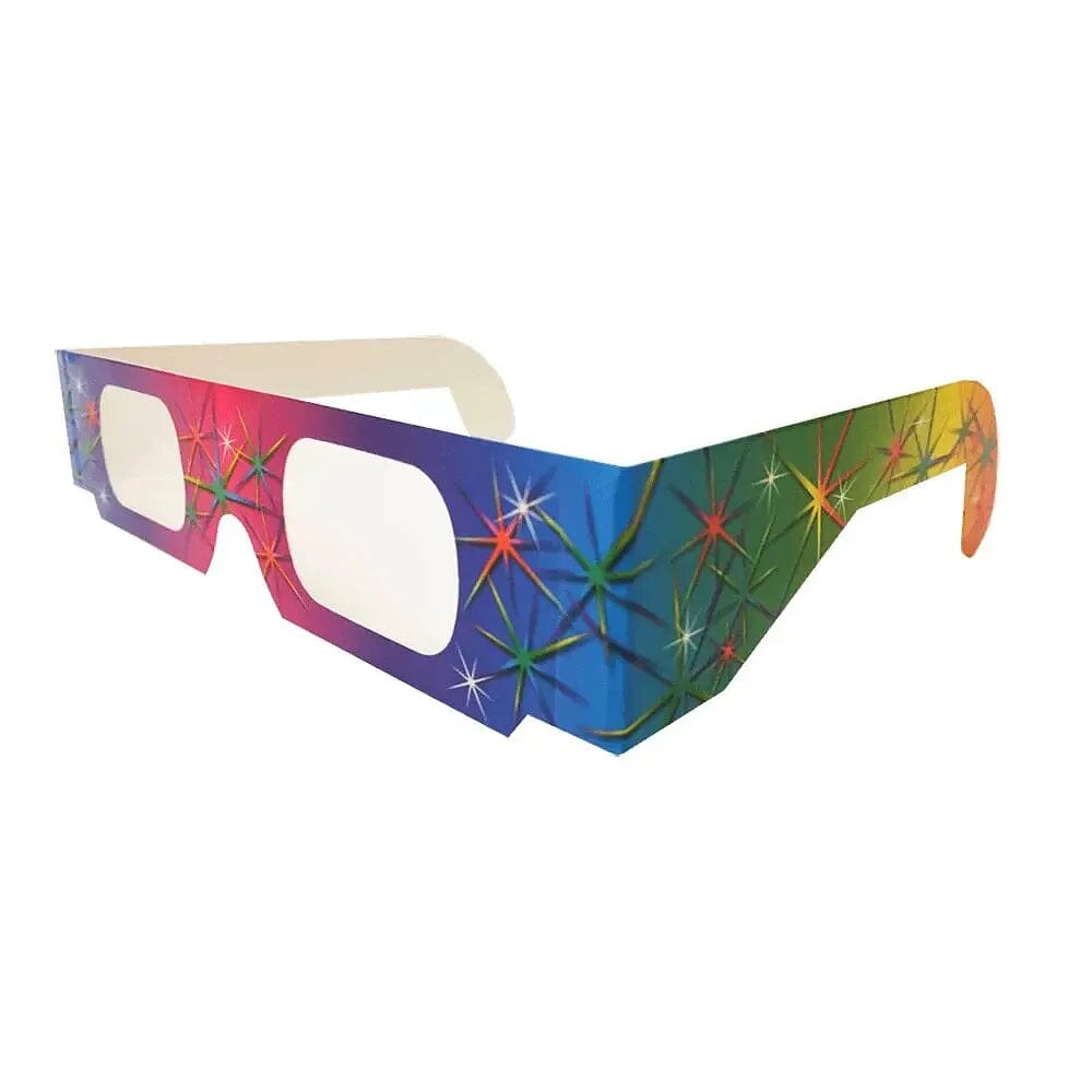 Fireworks - 4th of July -3D Glasses - 10 Pairs - Star Burst Style - Rainbow Diffraction - NEW