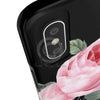 Vintage Floral Pink Rose Art Case Mate Tough Phone Cases