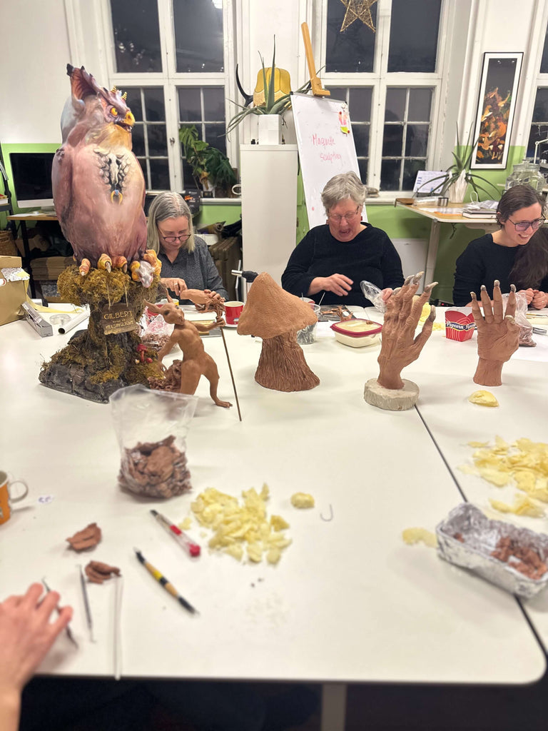 Creative sculpting at Helsinglight