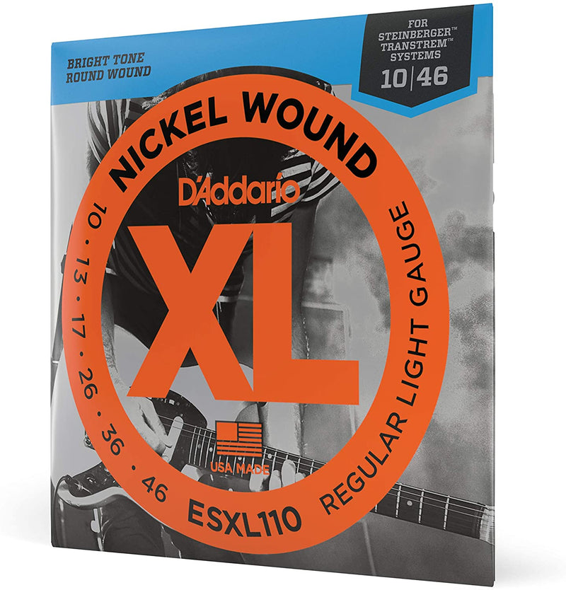 D'Addario ESXL110 Double Ball End Nickel Wound 10-46 Regular Light Electric Guitar Strings