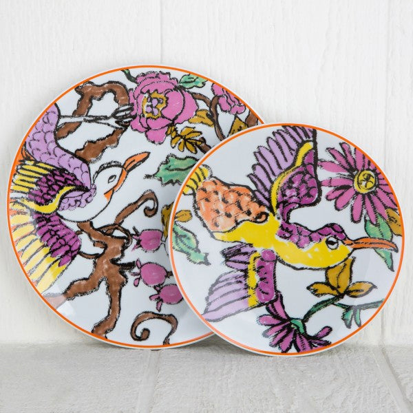 bird ceramic plates