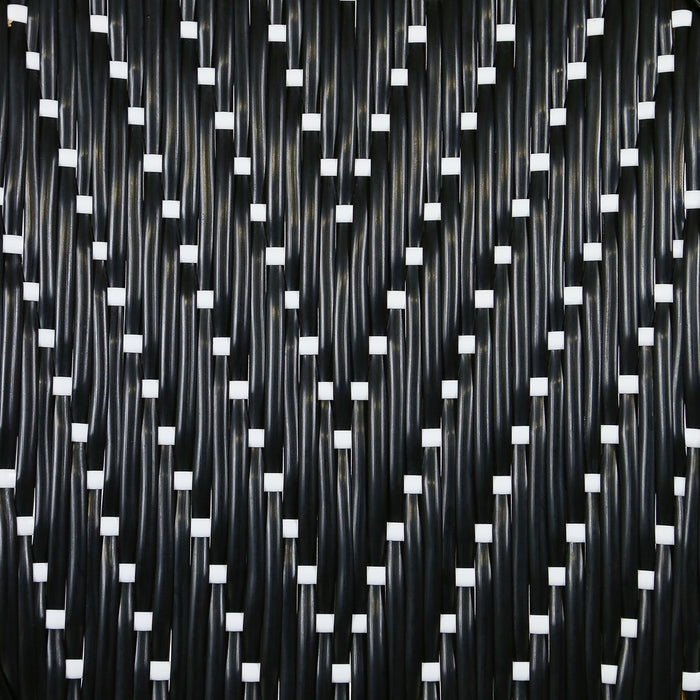 Black and White Mediterranean Bistro Chair (L) — Maison Midi