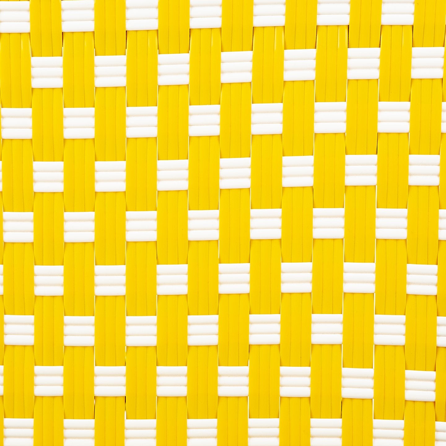 Yellow and White Mediterranean Bistro Chair (B)