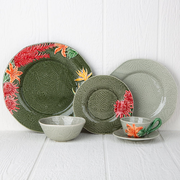 melamine tropical dinnerware sets