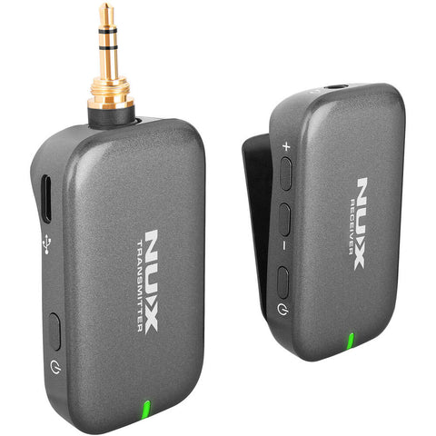NUX B-7PSM Wireless In-Ear Monitoring Headphone System Stereo Audio Transmitting with Charging Case - Music Bliss Malaysia