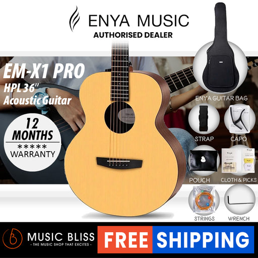 Enya EM-X1 Pro EQ Acoustic Guitar | Music Bliss Malaysia