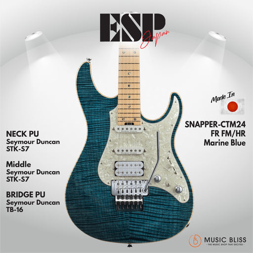 ESP SNAPPER CTM FM MAPLE MARINE BLUE