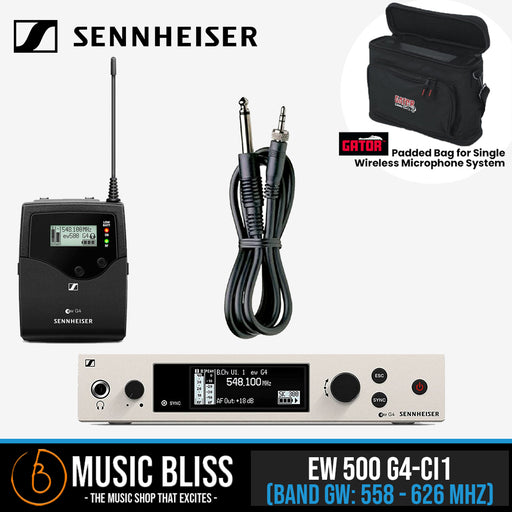 Sennheiser Pro Audio Sennheiser ew IEM G4-G In Ear Monitor system Range  (566-608Mhz), Single : : Electronics