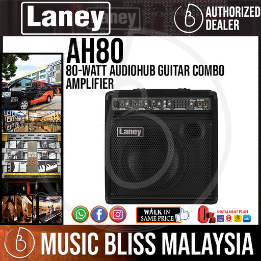 Laney Ah80 80 Watt Audiohub Guitar Combo Amplifier Music Bliss Malaysia