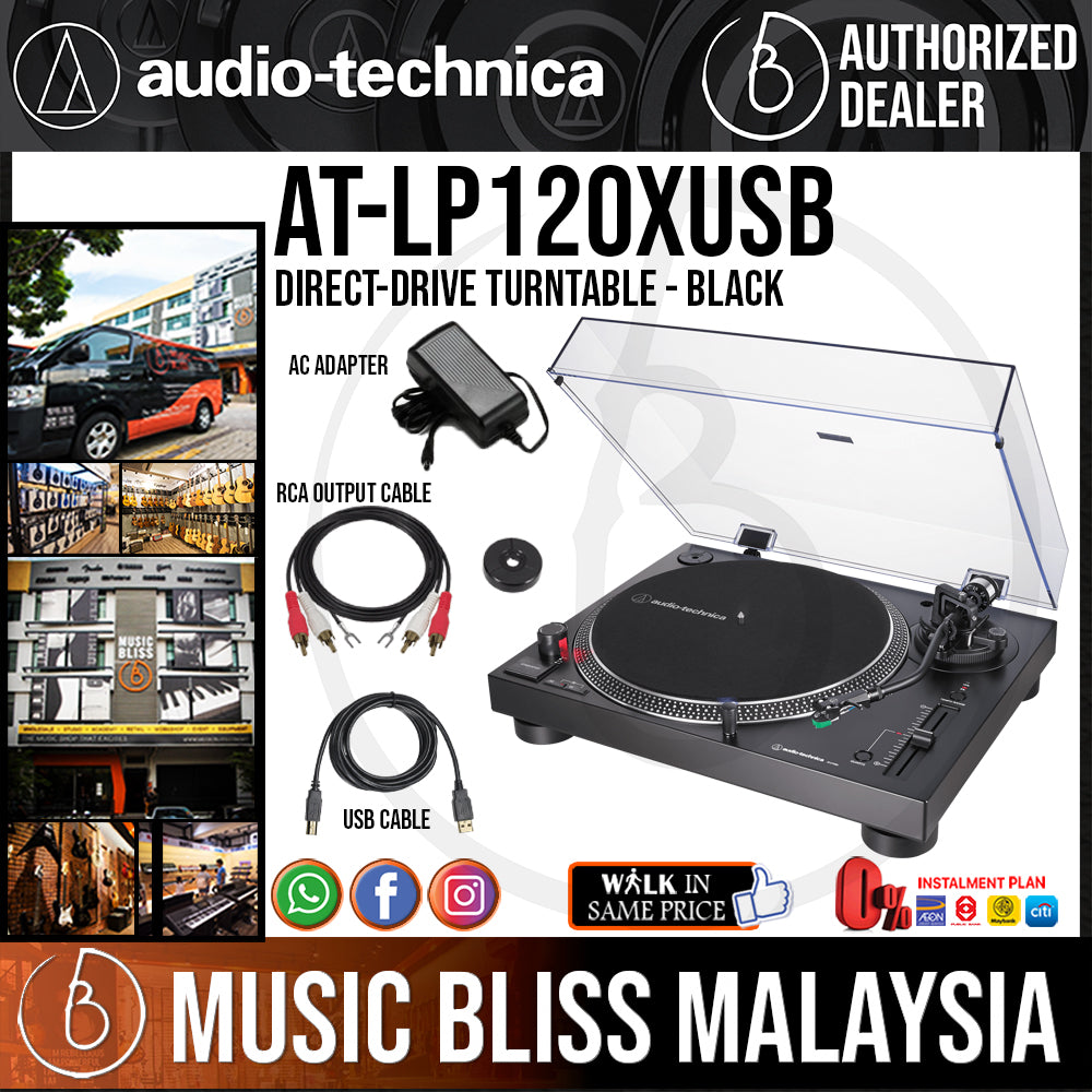 Audio Technica AT-LP120XUSB Direct Drive Turntable with ...