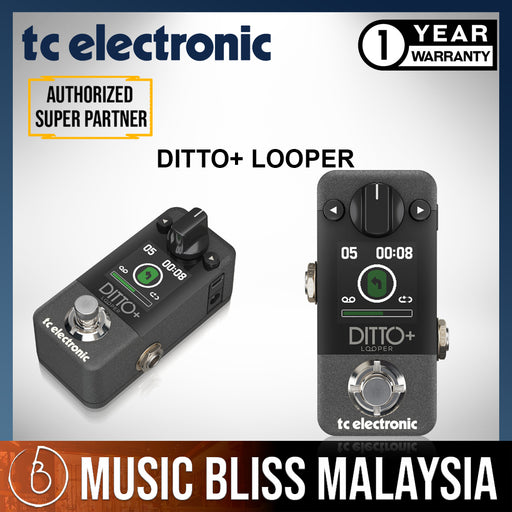 TC Electronic Ditto Looper Effects Pedal | Music Bliss Malaysia