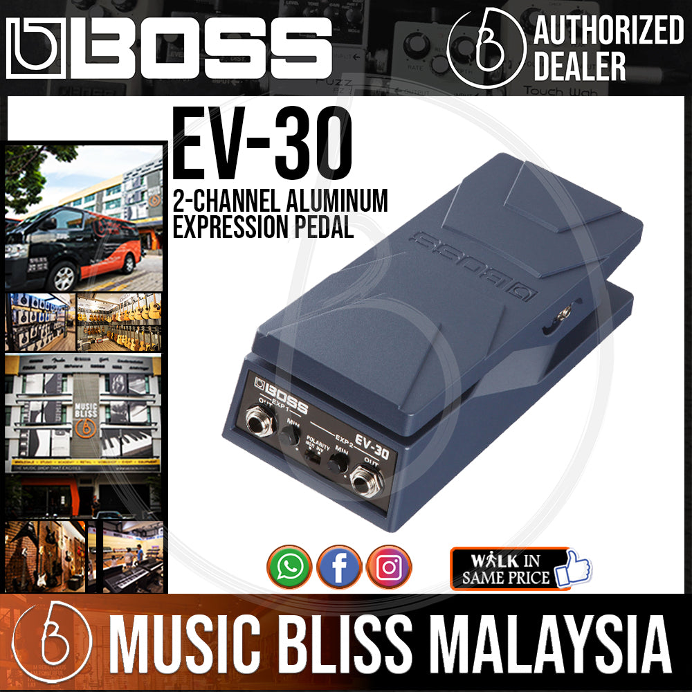 Boss EV-30 Dual Expression Pedal (EV30) | Music Bliss Malaysia