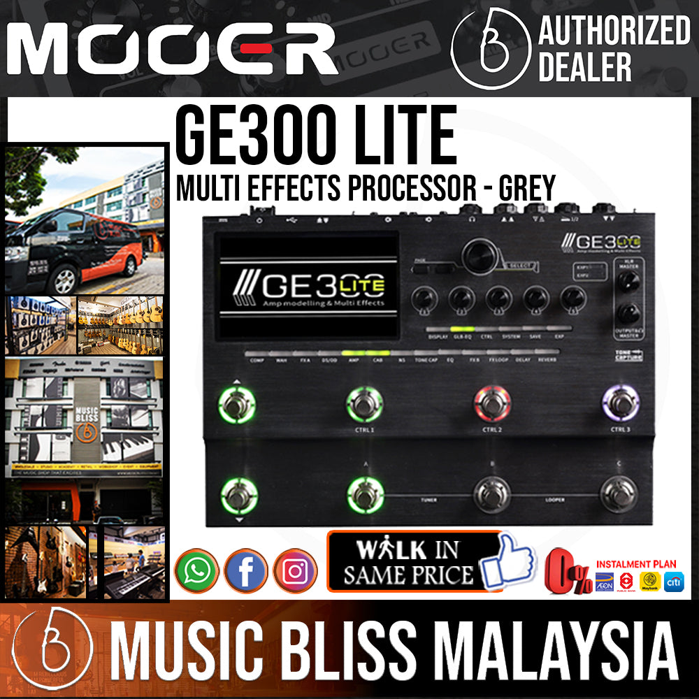Mooer GE300 Lite Multi Effects Processor - Grey