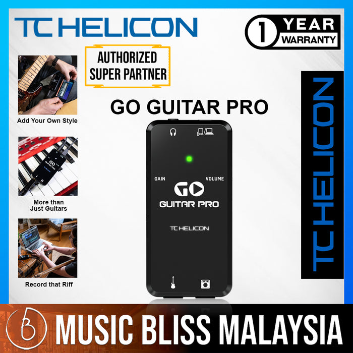 tc helicon go guitar pro