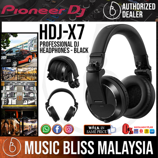  Pioneer DJ CUE1 On-Ear DJ Headphone - Black : Musical