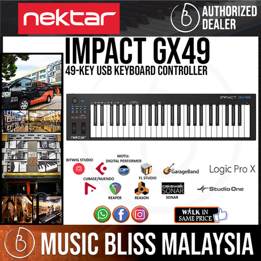 Nektar Impact GX61 61 Key Full Sized Synth Velocity