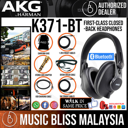 AKG K52 Closed Back Headphones – PA SYSTEM MALAYSIA - Design and Build with  Public Address System