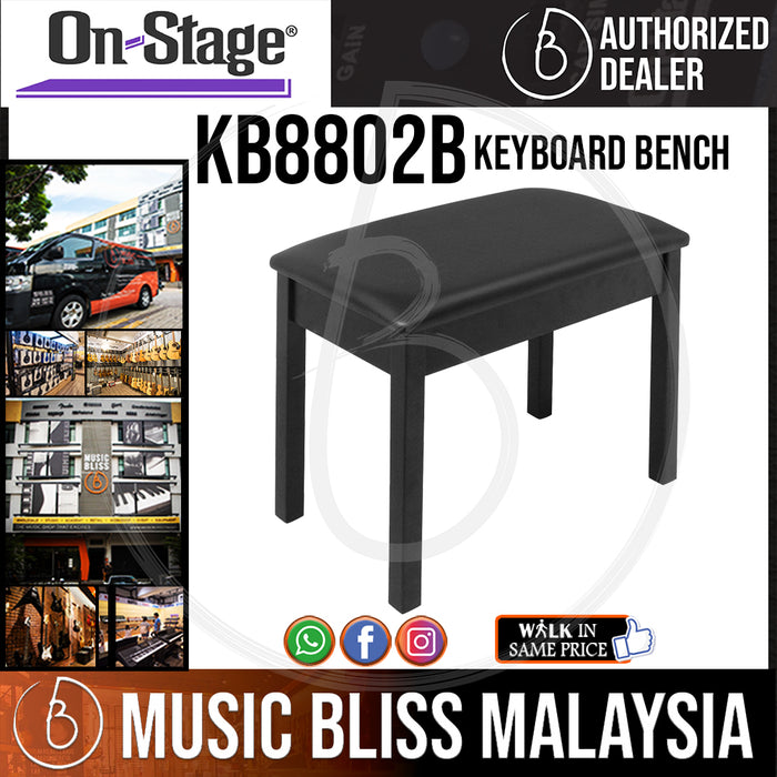 On Stage Kb02b Keyboard Bench Oss Kb02b Music Bliss Malaysia
