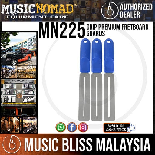 Music Nomad MN124 FRINE Fret Polishing Kit - FRINE Fret Polish, 3 Fretboard  Guards, 8 x 6 Cloth