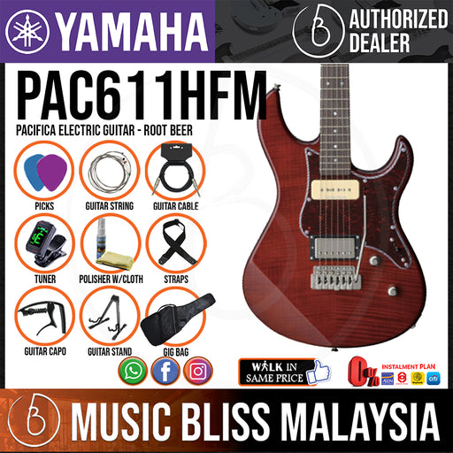 Yamaha PAC611HFM Pacifica Electric Guitar - Translucent Purple