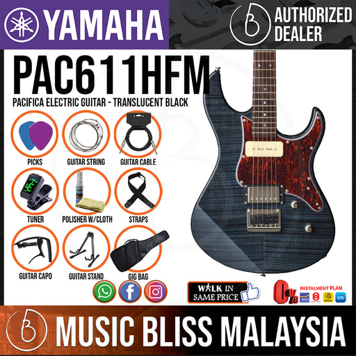 Yamaha PAC611HFM Pacifica Electric Guitar - Translucent Purple