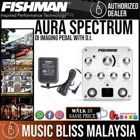 Fishman Aura Spectrum DI Imaging Pedal with D.I. | Music Bliss