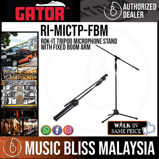 Gator Deluxe Frameworks GFWMICBCBM3000 Desktop Mic Boom Stand