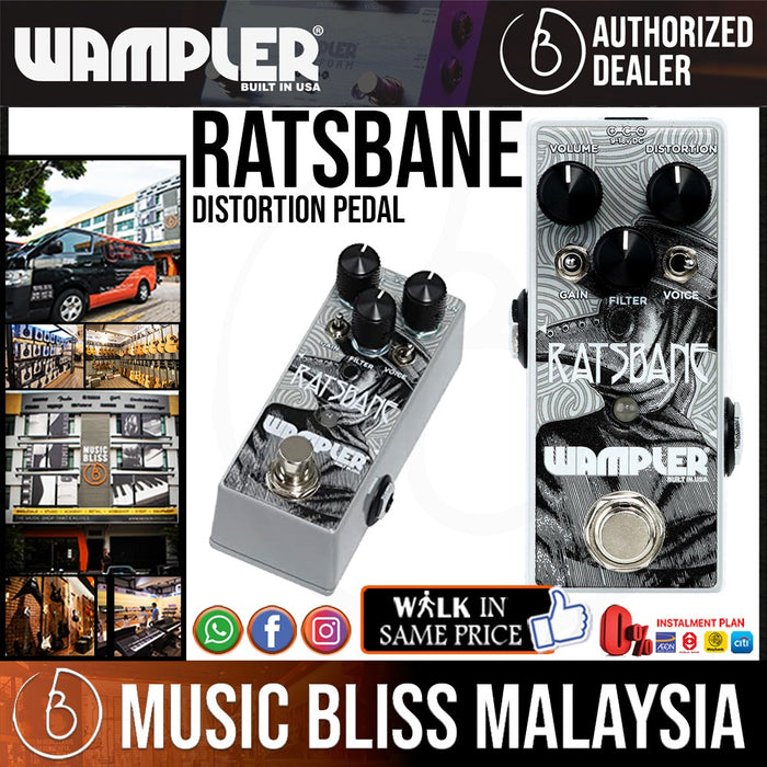 wampler ratsbane distortion pedal