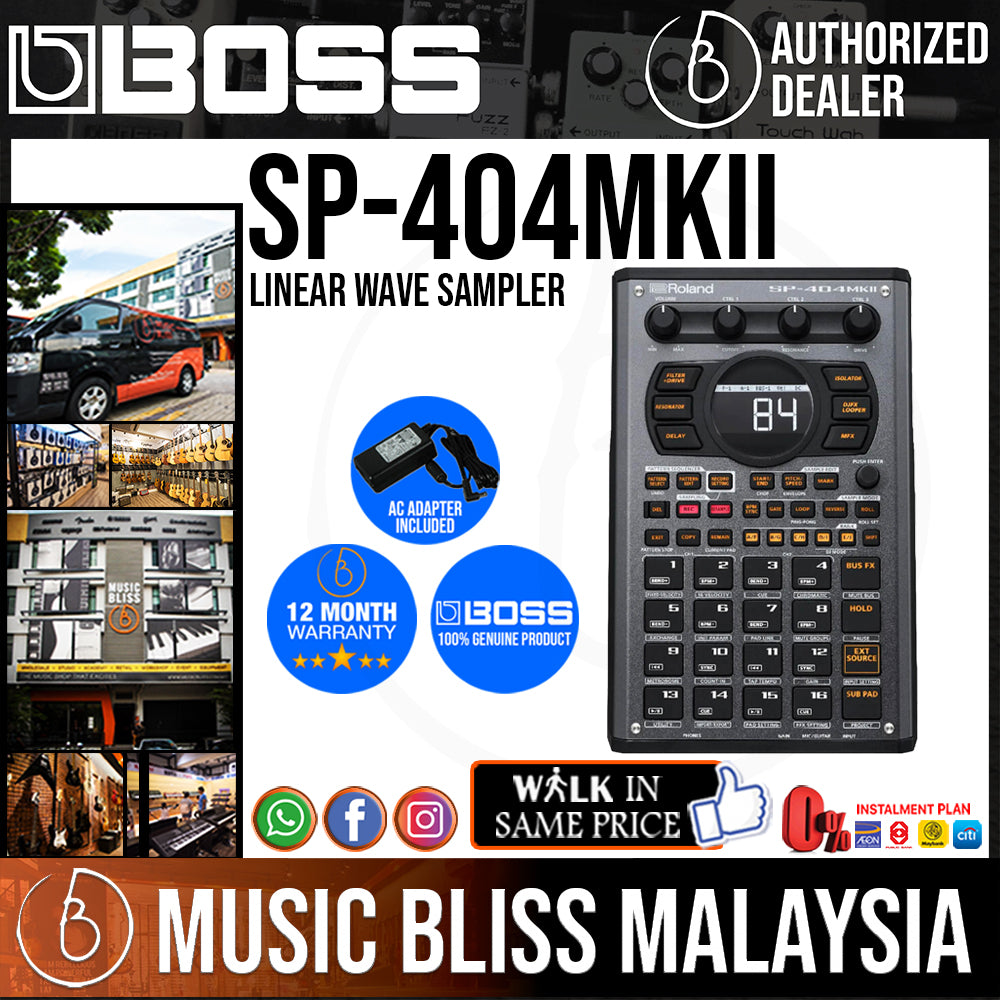 Roland SP-404MKII Linear Wave Sampler | Music Bliss Malaysia