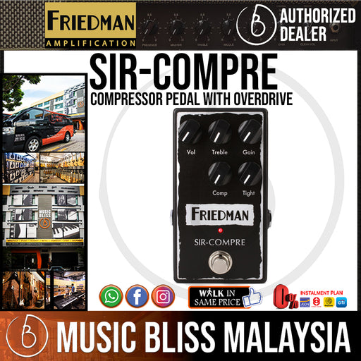 Friedman BE-OD Brown Eye Overdrive Pedal | Music Bliss Malaysia