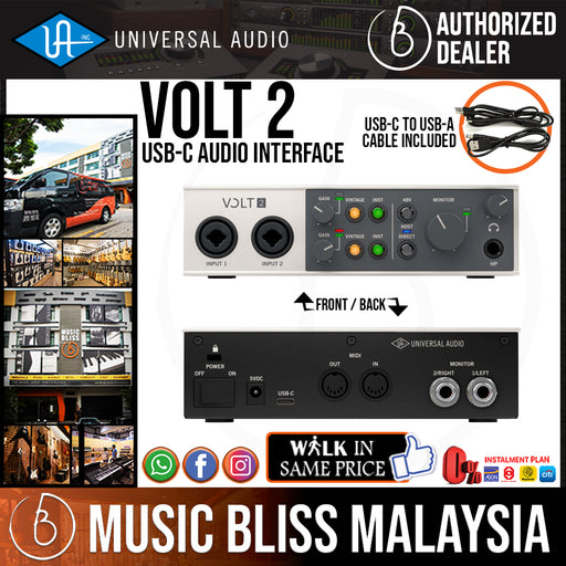 Universal Audio VOLT2 Interfaz de Audio USB-C