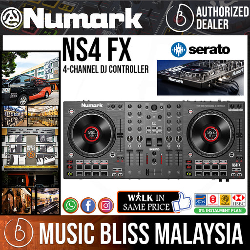 Numark Contrôleur DJ NS4FX