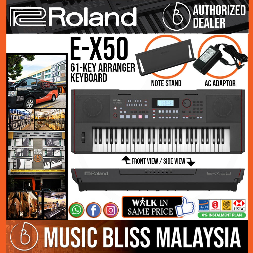 オープニング ローランド ROLAND E-X50 Arranger Keyboard