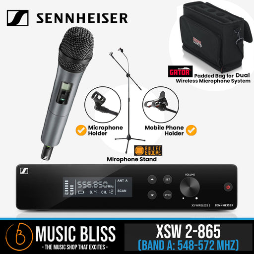 Sennheiser XSW 1-825 Wireless Handheld Microphone System