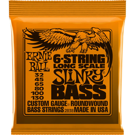 Ernie Ball 2837 6-string 29 5/8 Scale Slinky Nickel Wound Electric Bass  Strings (20-90)